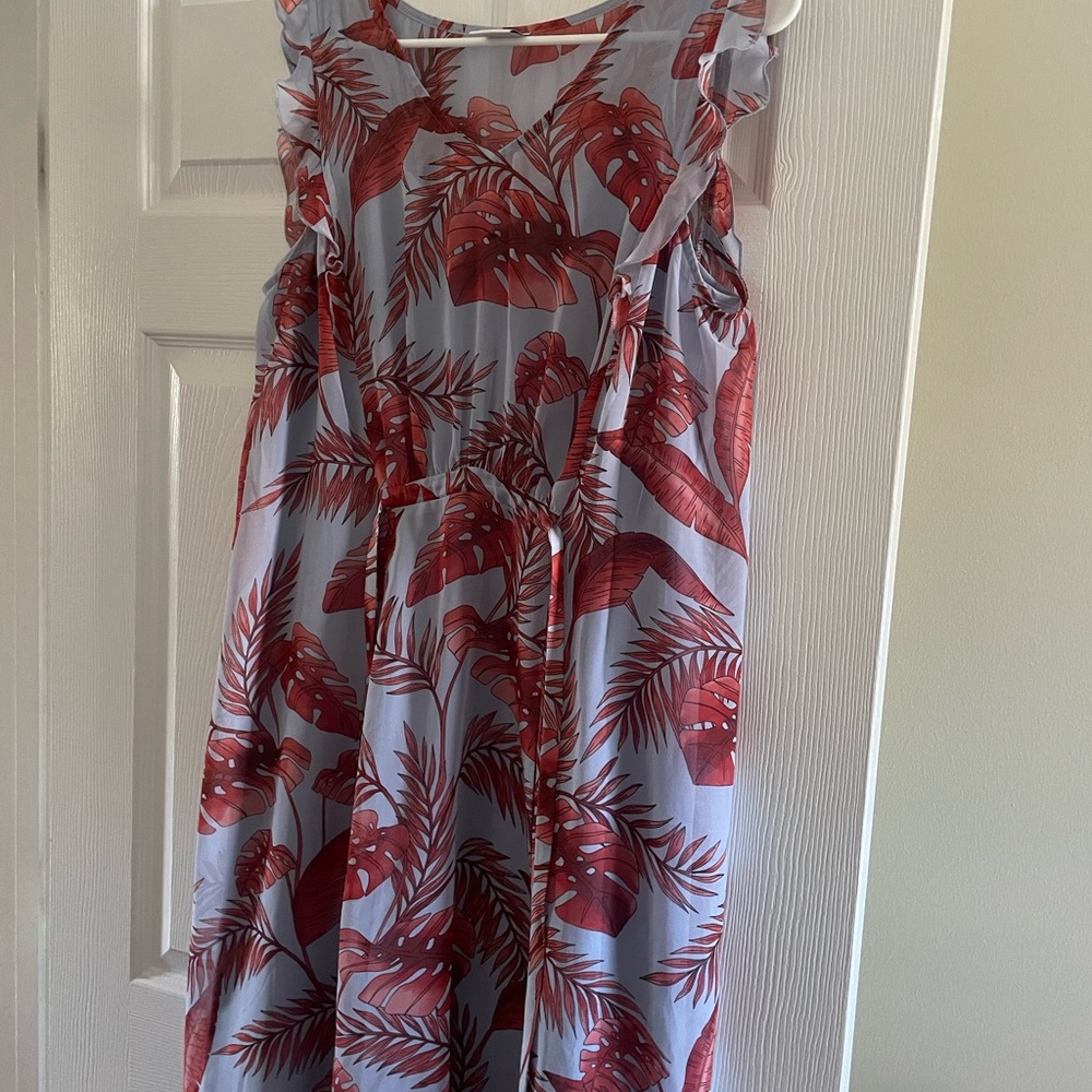 Cabi palm leaf dress